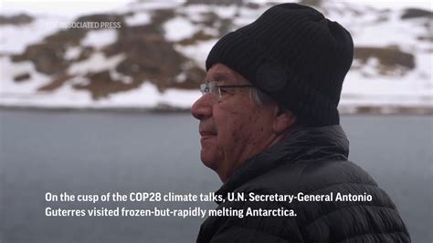 On the cusp of global climate talks, UN chief Guterres visits crucial Antarctica